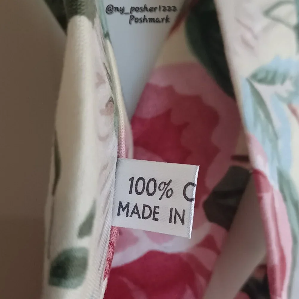 *𝓥𝓲𝓷𝓽𝓪𝓰𝓮 Floral Tie Red/Green